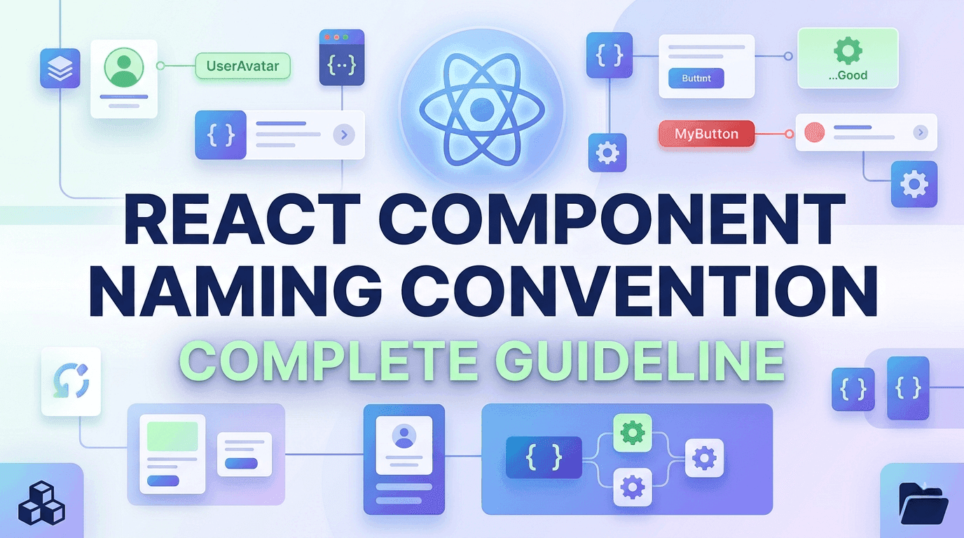 React component naming convention: Complete Guideline