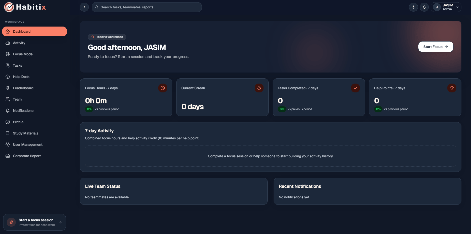 Habitix screenshot 1