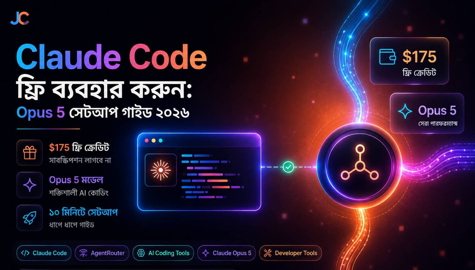 Claude Code ফ্রি ব্যবহার করুন: Opus 5 সেটআপ গাইড ২০২৬